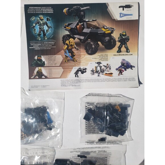 NEW Mega Bloks Halo UNSC Attack Gausshog 100% Complete & Sealed w/Manual No Box - Picture 3 of 10